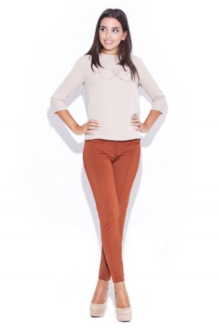 Produkt Przykładowy Bluzka K052 Wyprzedaż !!! - Odcienie brązu i beżu