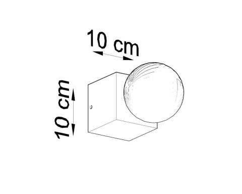 Sollux Lampa Kinkiet ARIZ beton