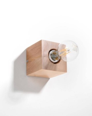 Sollux Lampa Kinkiet ARIZ naturalne drewno