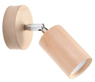 Sollux Lighting Kinkiet BERG naturalne drewno
