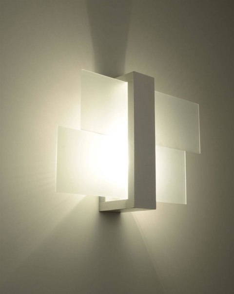 Sollux Lampa Kinkiet FENIKS 1 biały