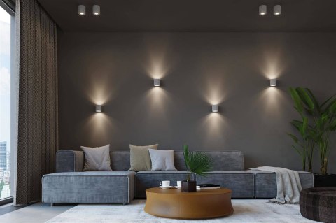 Sollux Lampa Kinkiet ORBIS beton