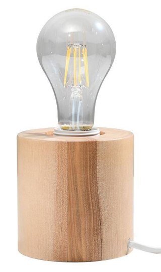 Sollux Lighting Lampa biurkowa SALGADO naturalne drewno