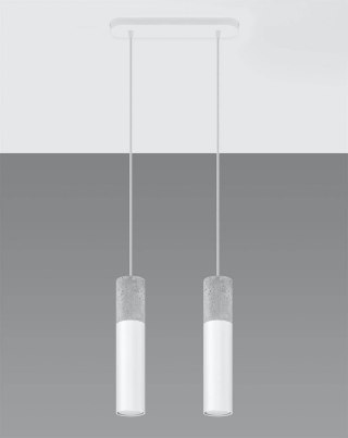 Sollux Lampa wisząca BORGIO 2 biały