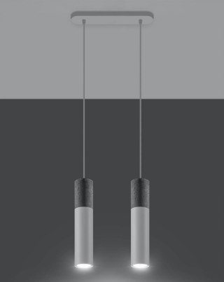 Sollux Lighting Lampa wisząca BORGIO 2 biały