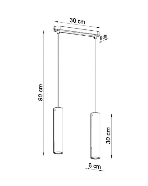 Sollux Lampa wisząca LINO 2
