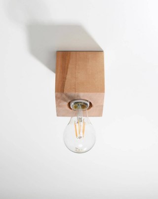 Sollux Lampa Plafon ARIZ naturalne drewno