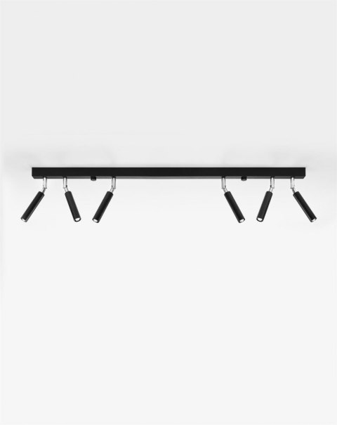 Sollux Lampa Plafon EYETECH 6 czarny