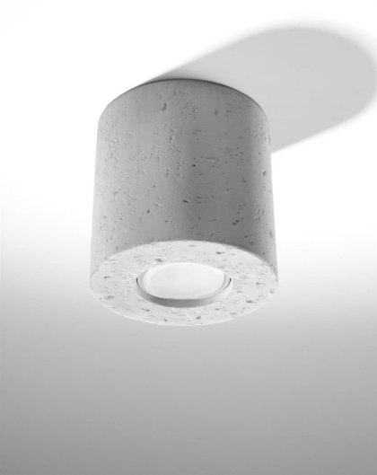 Sollux Lampa Plafon ORBIS beton