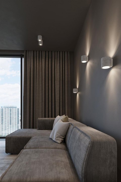 Sollux Lampa Plafon ORBIS beton