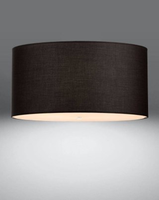 Sollux Lampa Plafon OTTO 50 czarny