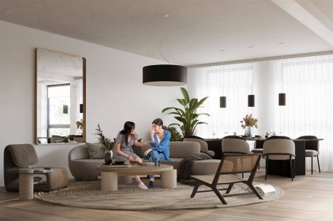 Sollux Lampa Plafon OTTO 60 czarny