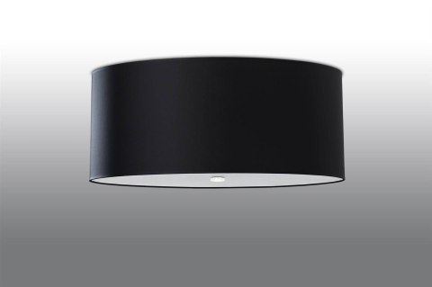 Sollux Lampa Plafon OTTO 70 czarny