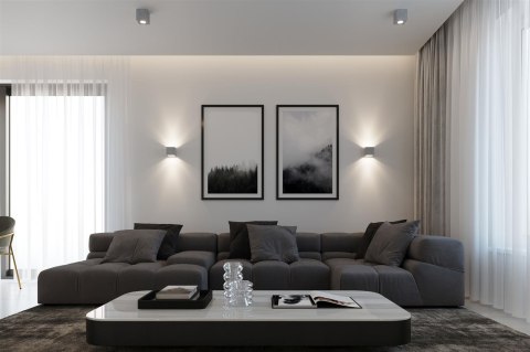 Sollux Lampa Plafon QUAD beton