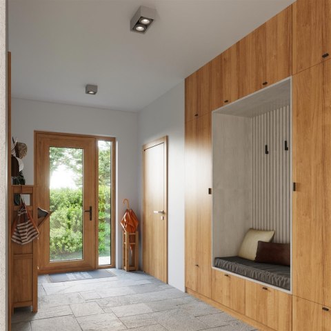 Sollux Lampa Plafon QUATRO 1 beton