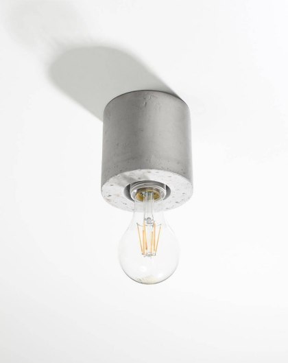 Sollux Lampa Plafon SALGADO beton
