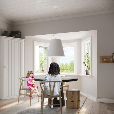 Sollux Lampa Żyrandol GENEVE 50 biały