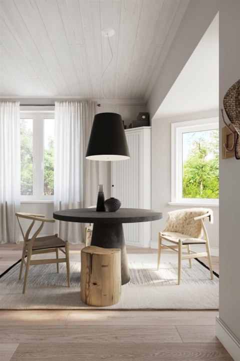 Sollux Lampa Żyrandol GENEVE 50 czarny