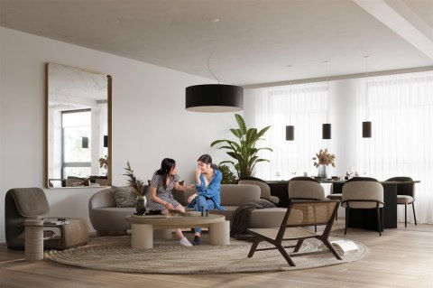 Sollux Lampa Żyrandol OTTO 15 czarny