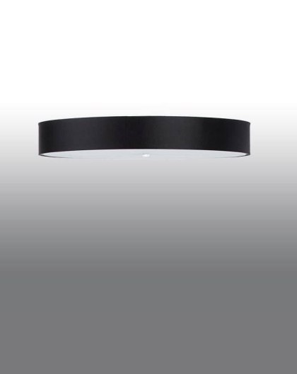 Sollux Lampa Plafon SKALA 100 czarny