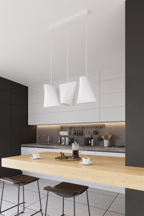 Sollux Lampa Żyrandol BLUM 1 biały