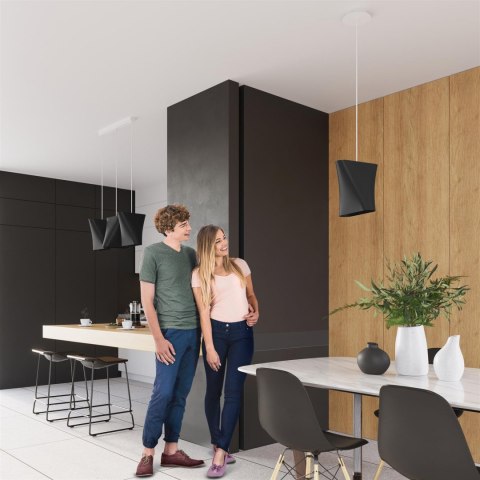 Sollux Lampa Żyrandol BLUM 1 czarny