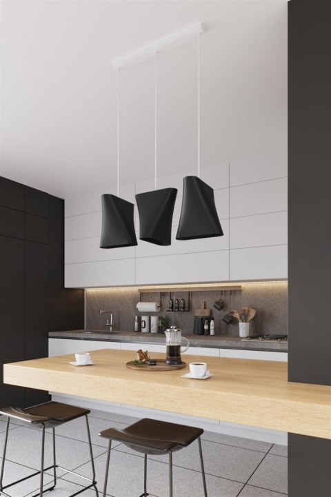 Sollux Lampa Żyrandol BLUM 1 czarny