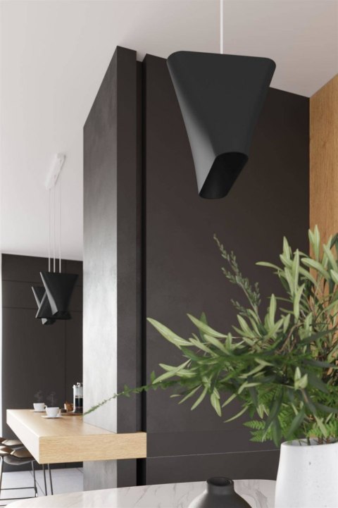 Sollux Lampa Żyrandol BLUM 3 czarny