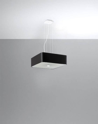 Sollux Lampa Żyrandol LOKKO 45 czarny