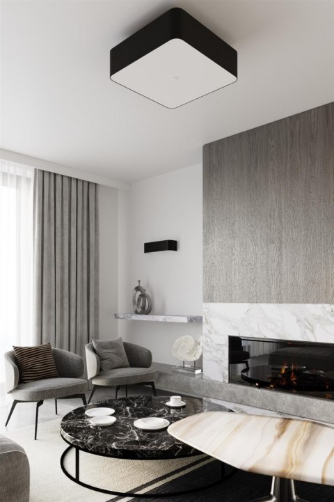 Sollux Lampa Żyrandol LOKKO 55 czarny