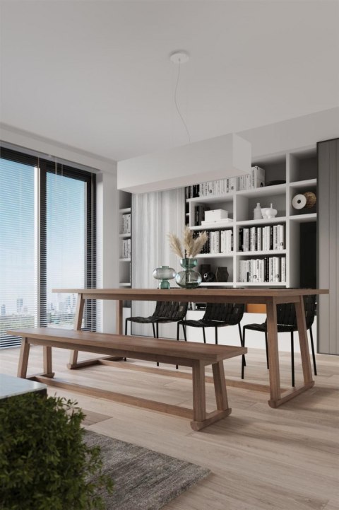 Sollux Lampa Żyrandol SANTA 120 biały