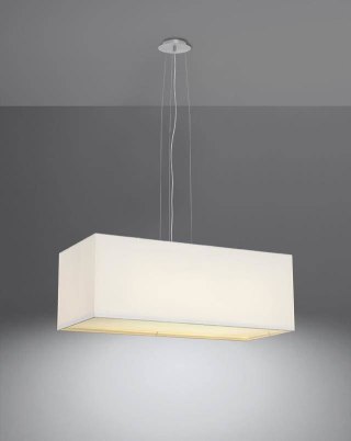 Sollux Lampa Żyrandol SANTA BIS 80 biały