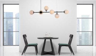 Lampa wisząca Alisa czarna 6xE14 Light Prestige