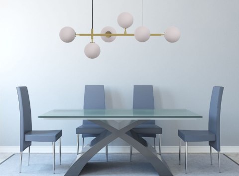 Lampa wisząca Alisa czarna 6xE14 Light Prestige