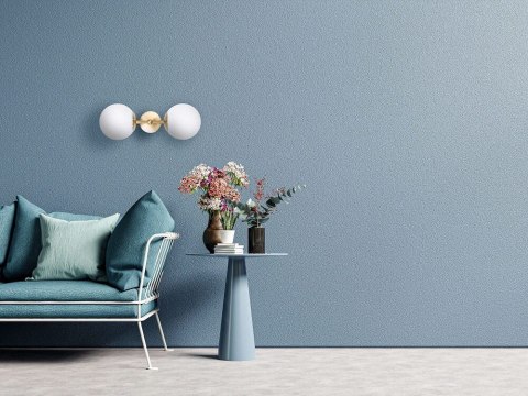 Kinkiet Lampa ścienna Dorado złoty/transparenty Light Prestige LP-002/2W Transp.