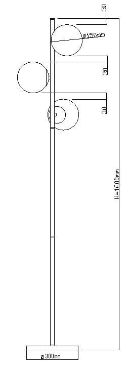 Dorado podłogowa złota