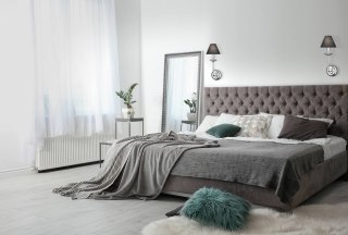 Kinkiet Glamour srebrno - czarny 1xE14 Light Prestige