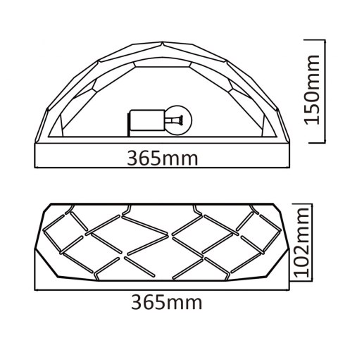 Kinkiet Reus 1xE27 złoty LP-8069/1W GD