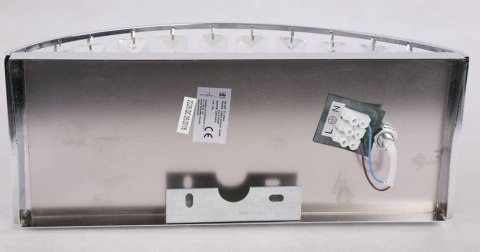 Kinkiet ścienny chromowy z kryształkami Lords Candellux 21-37909