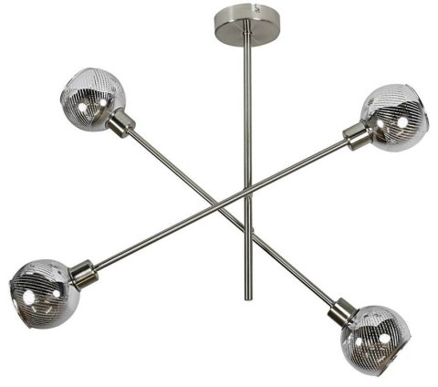 Lampa sufitowa wisząca sztyca E14 LED satyna MIGO 34-72436