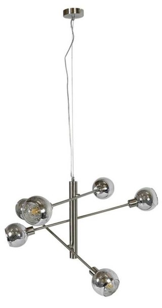 Lampa wisząca 6xE14 62cm Migo LED satyna 36-72528