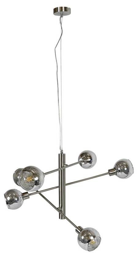 Lampa wisząca 6xE14 62cm Migo LED satyna 36-72528