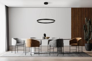 Lampa wisząca Midway Triangle czarna LED 3000K Light Prestige