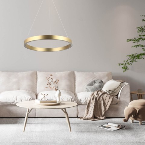 Lampa wisząca Midway Triangle złota LED 3000K Light Prestige