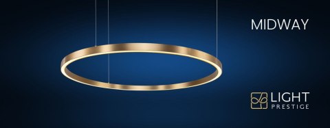 Lampa wisząca Midway XL shiny 1xLED złota LP-033/1P XL GD Shiny
