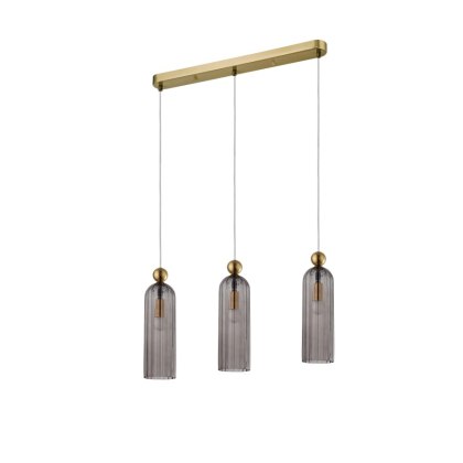 Lampa wisząca Piega 3 smoked 3xE14 Light Prestige