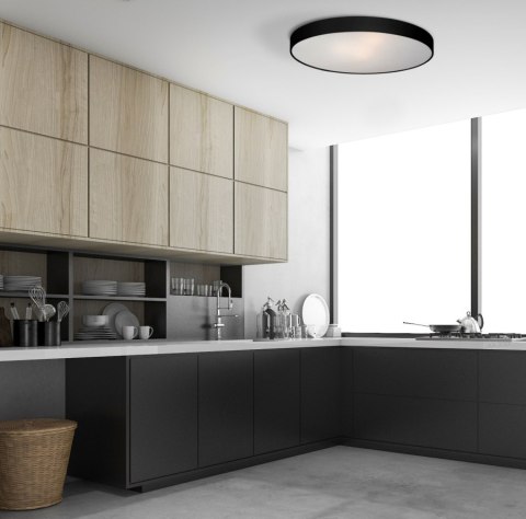 Plafon Rapido duży 3000K 1xLED czarny LP-433/1C 3L BK