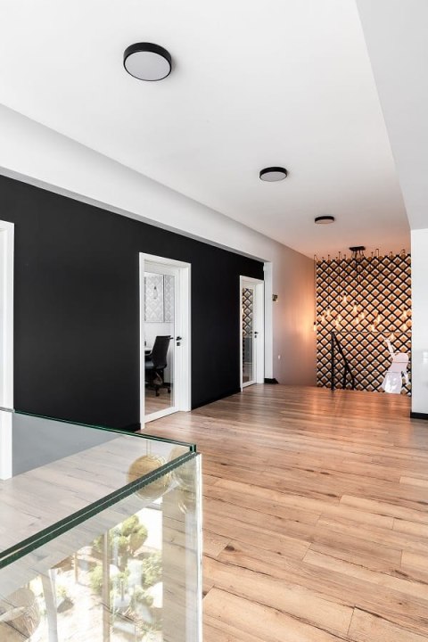 Plafon Rapido duży 3000K 1xLED czarny LP-433/1C 3L BK