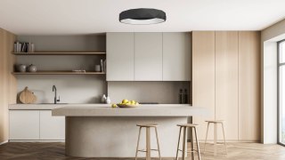 Reus LED plafon czarny LP-8069/1C LED BK