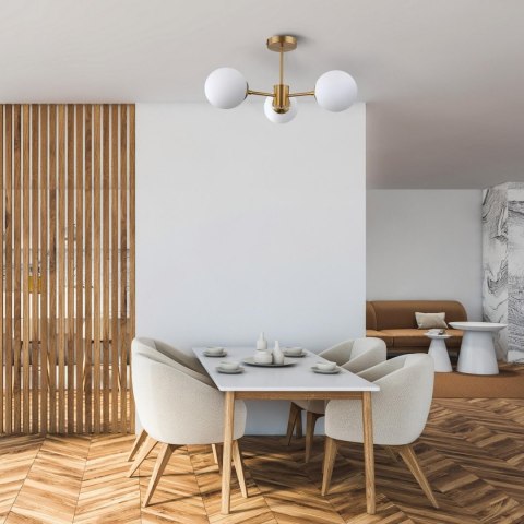 Lampa wisząca Roma 3 złota 3xE14 Light Prestige